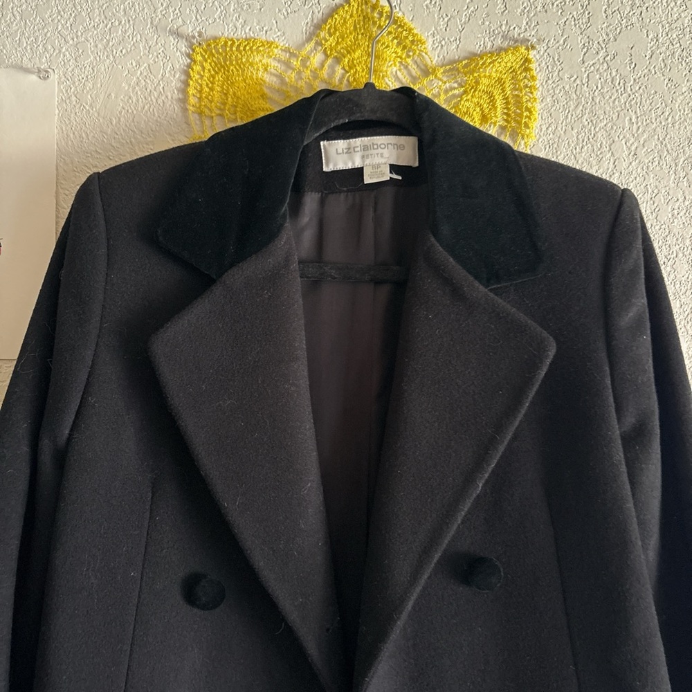Liz Claiborne Black Coat
